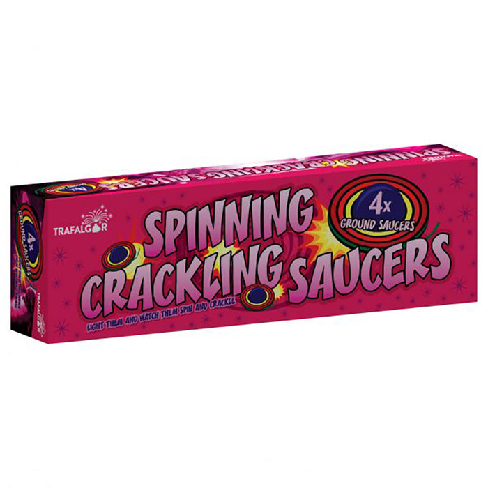 Spinning Crackling Saucers