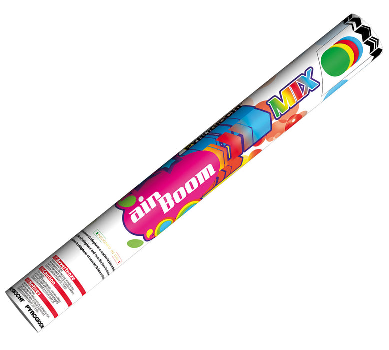 Multicoloured 45cm Confetti Cannon