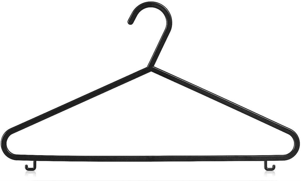 Plastic 10pk Black Clothes Hangers