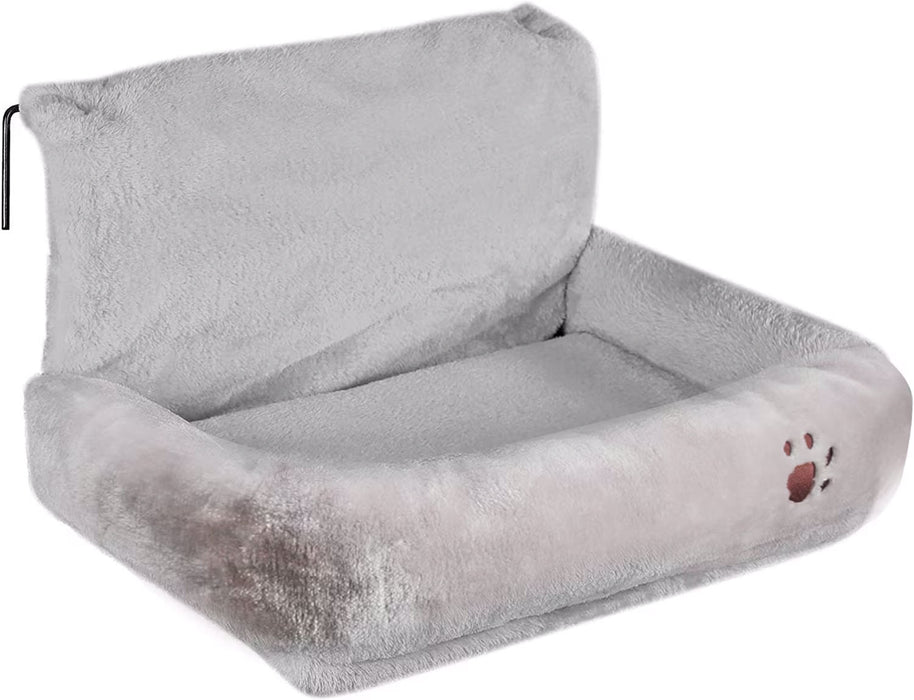Faux Fur Cat Radiator Basket Bed