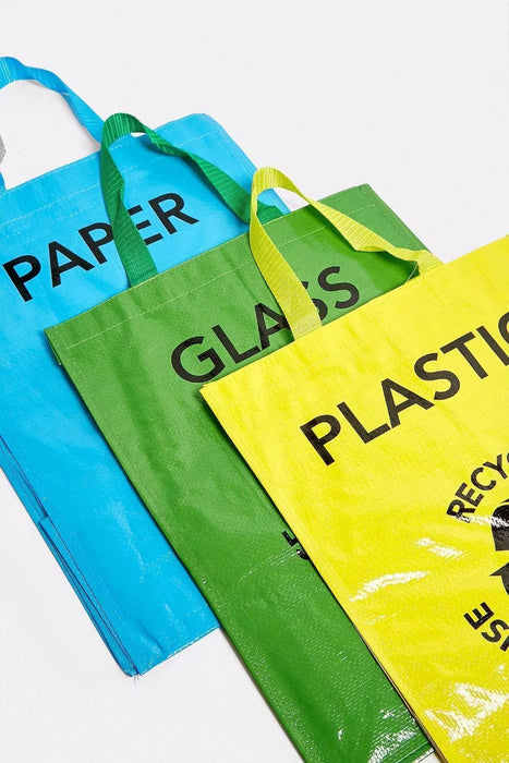 Set of 3 Recycling Bags