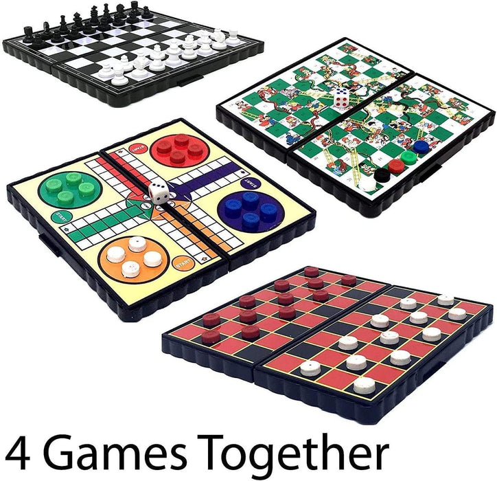 Pack of 4 Mini Travel Games