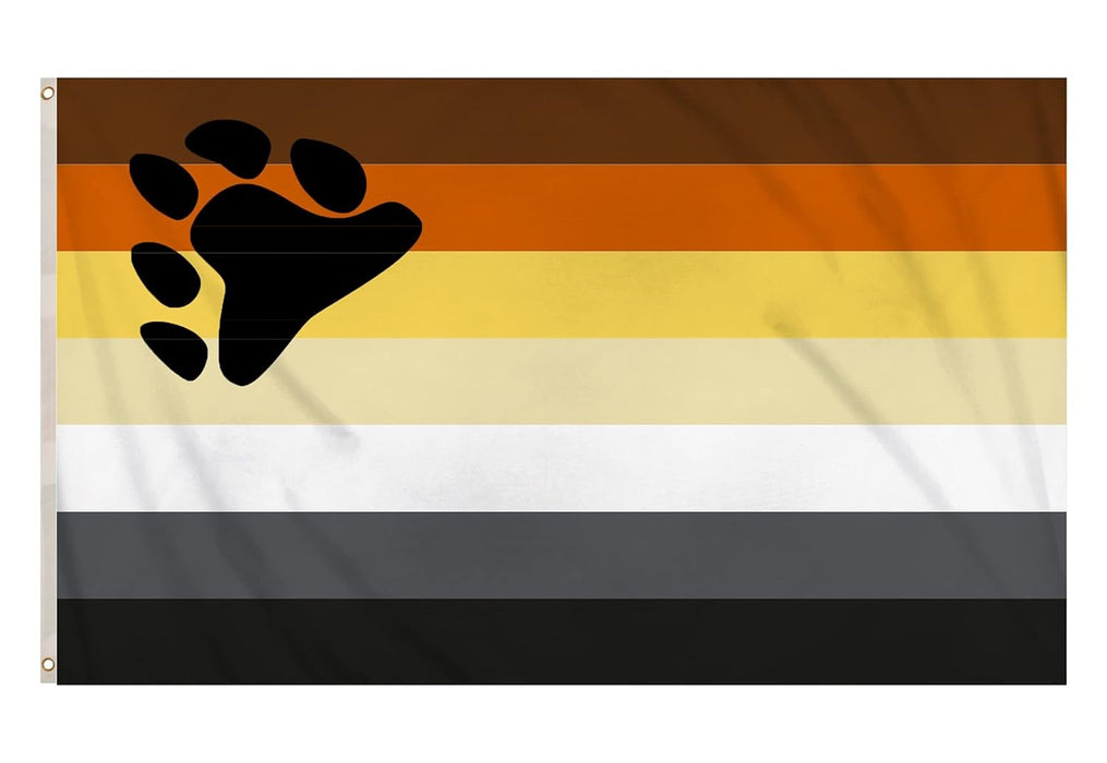 Large 5x3ft Bear Pride Flag