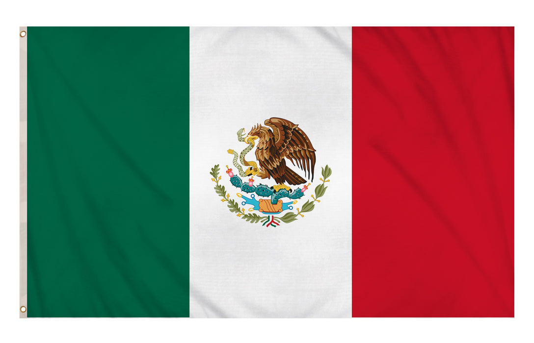 Large 5x3ft Mexico Flag