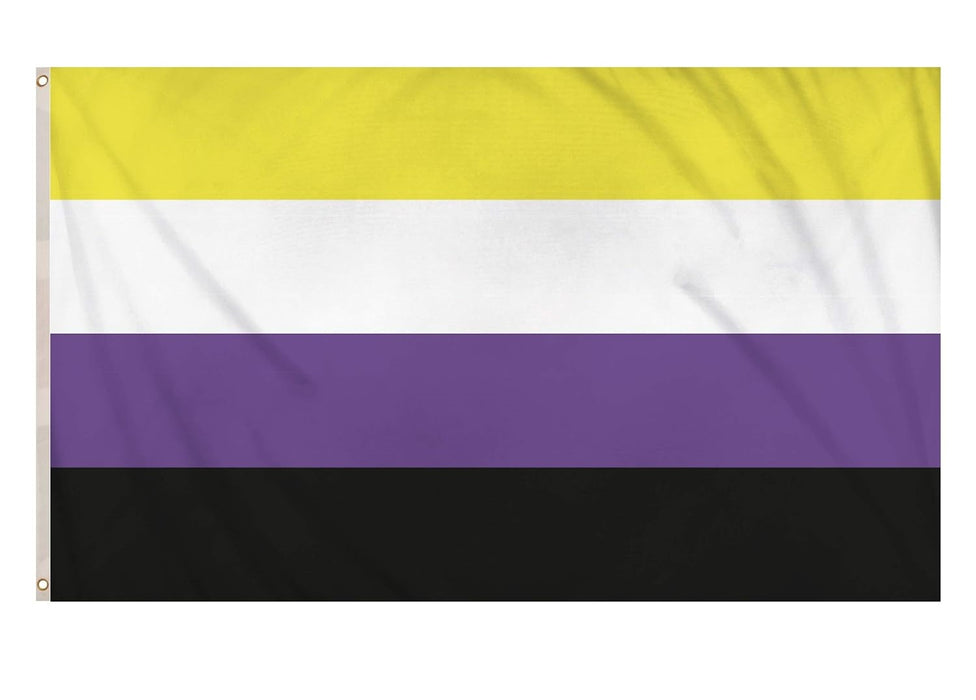 Large 5x3ft Non Binary Pride Flag