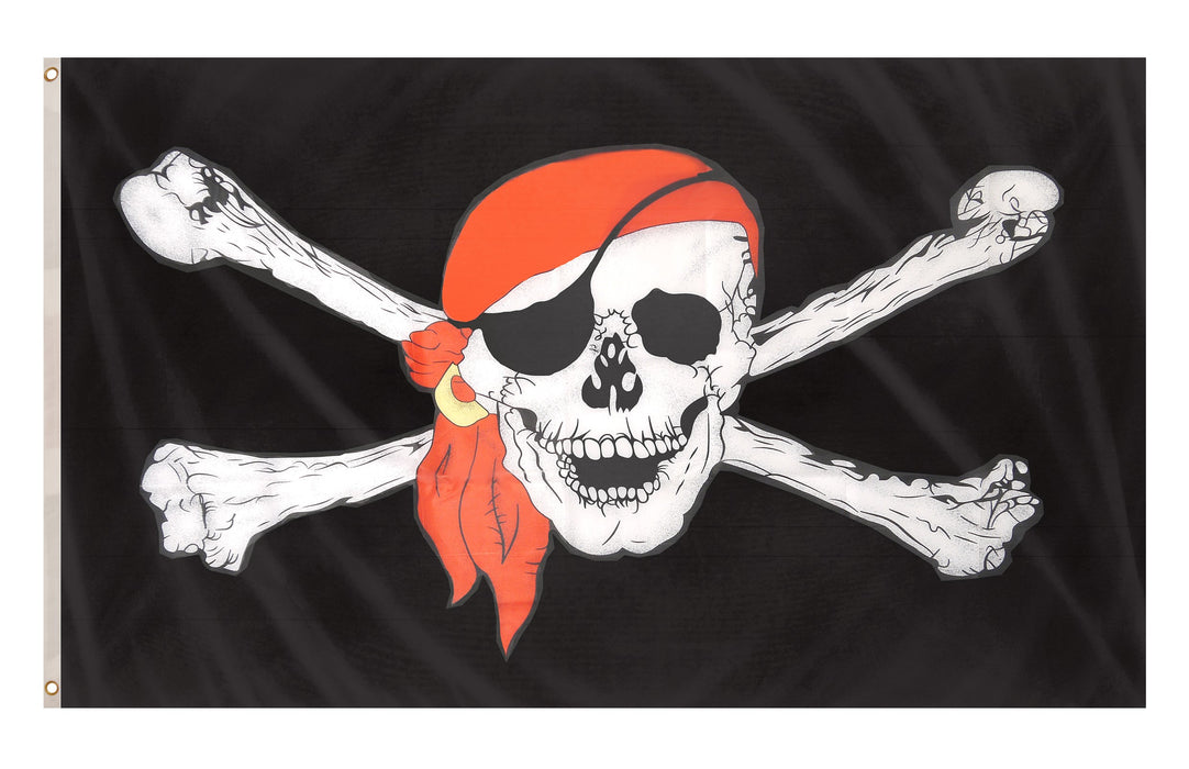 Large 5x3ft Pirate Bandana Flag