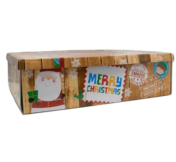 Wooden Print Christmas Eve Box (Small)