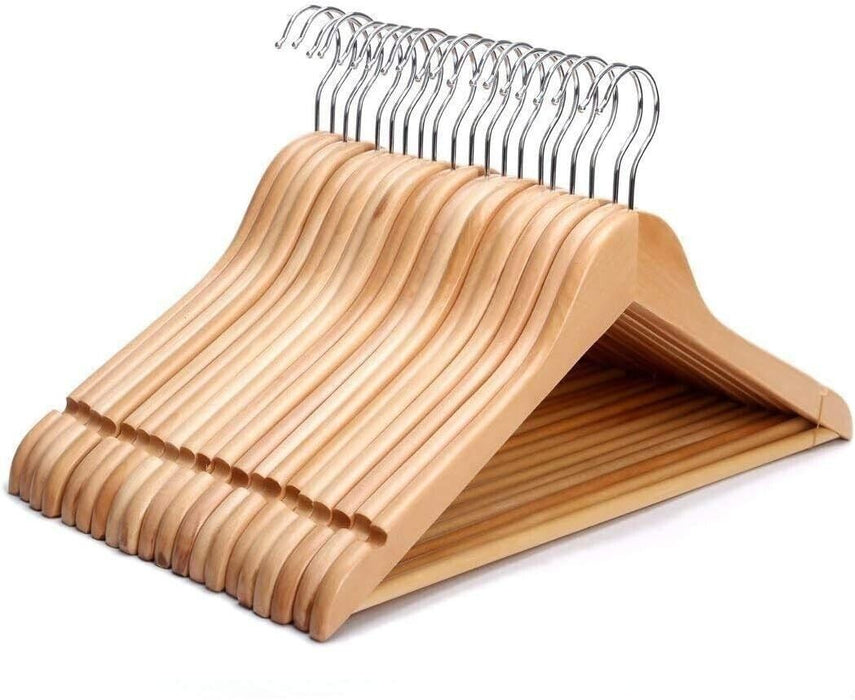 Wooden 20pk Clothes Hangers