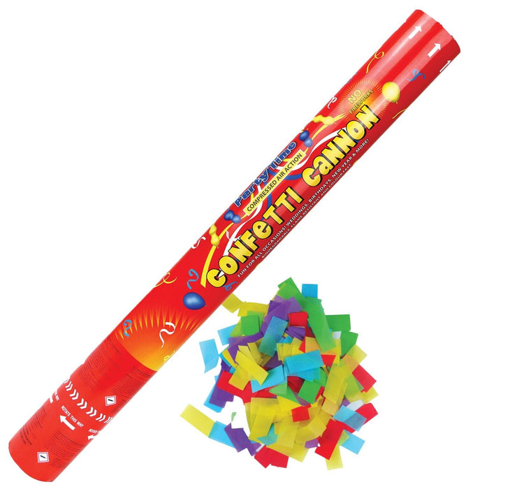 Multicoloured 50cm Confetti Cannon (Pack of 3)